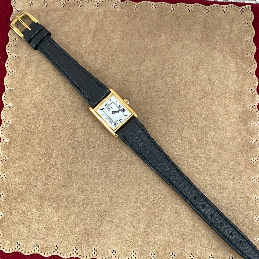 Vintage Movado Esquire Ladies Classic Tank Watch